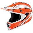 HJC Kane Men's CL-X5N Dirt Bike Motorcycle Helmet - MC-6 Flourescent Orange/White/Black