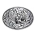 MASOP Oval Animal Eagle Cowboy Mens Metal Belt Buckle Suitable for 1.5 inch Belt