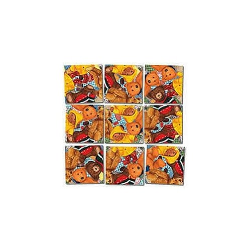 51TXRSBBVWL B Dazzle Teddy Bears Scramble Squares 9 Piece Puzzle