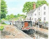 Review Cambrooke Fine Art  / Portrait of Britain, Stewponey Lock, Hereford & Worcestershire, Framed