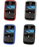 Premium Silicone Case Soft Rubber Cover for RIM Blackberry Bold 9000 (Choose from Black, Blue, Clear, Red)