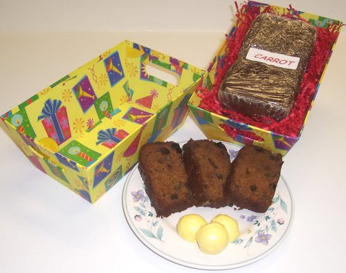 Scott's Cakes Carrot Bread in a Yellow Fiesta Tray by Scott's Cakes