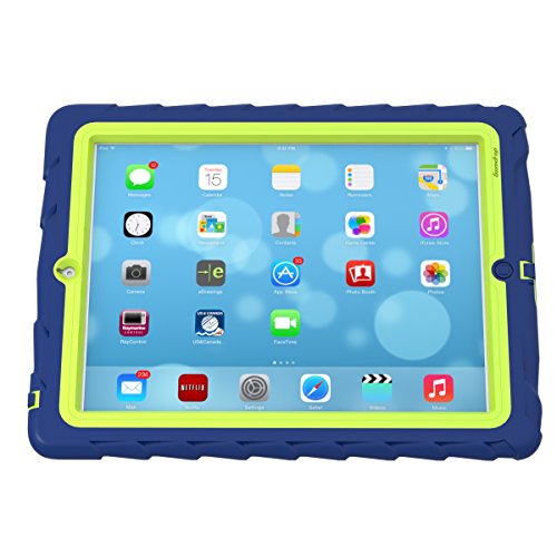 Gumdrop Cases Hideaway Color Case for iPad 2/iPad 3/iPad 4, Royal Blue/Lime (CUST-GSIPAD3-RYLBLU_LME)