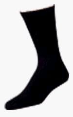 Elder Socks Black Polypropylene Liner Sock