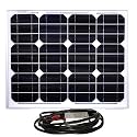 Instapark&reg; 30W Mono-crystalline Solar Panel With a 12V solar charge controller