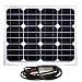 Instapark� 30W Mono-crystalline Solar Panel With a 12V solar charge controller
