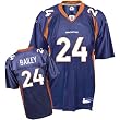 Champ Bailey #24 Denver Broncos Youth NFL Replica Player Jersey by Reebok (Navy Blue)