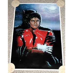 Vintage Michael Jackson Poster -- Not a Reprint!