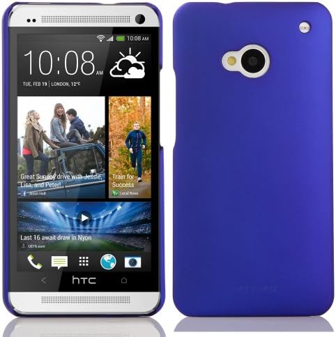 KAYSCASE Slim Hard Shell Cover Case for HTC One M7 Smart Phone 2013 Version (Lifetime Warranty) (Indigo)