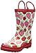 Hatley Girls' Little Printed Rain Boot, Strawberry Sundae, 8 US Child