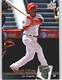2010 Upper Deck Baseball Card # 264 Maicer Izturis - Los Angeles Angels - MLB Trading Card Shipped In Protective Screwdown Display Case!