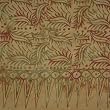 Bandana, Rayon Batik - Abstract Leaves on Pale Gold