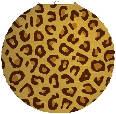 Leopard Print Party Hanging Lantern Decoration