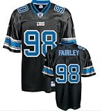 Nick Fairley #98 Black Detroit Lions Reebok NFL Premier All Stitched Replica Jersey - XX-LARGE