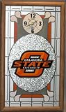 Oklahoma State Cowboys Framed Glass Wall Clock - B0009V8BPG