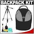 Digital Concepts Camera / Photo Backpack (EL-906) + Tripod + Accessory Kit for Canon Rebel T3, T3i, T1i, T2i, EOS 60D, 50D, 5D, 7D, Nikon D3000, D3100, D5000, D7000, D300s, Olympus Evolt E-5, E-30, E-620 & Sony Alpha A560, A580, A33, A55