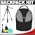 Digital Concepts Camera / Photo Backpack (EL-906) + Tripod + Accessory Kit for Canon Rebel XSi, XS, XTi, 40D, Nikon D40, D60, D80, D200, D300, D700, Olympus Evolt E-410, E-420, E-510, E-520, and Sony Alpha A200, A300, A350, A700 Digital SLR Cameras