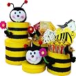 Queen Bee Honey Bee Gift Tower - Gourmet Food Gift Basket