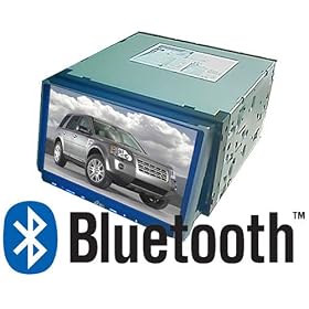 2 DIN 7 inch TFT LCD Touch Screen with Built-in USB, SD, Bluetooth DVD, VCD, CD, MP3, FM, TV Player