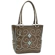 Hippie Chic American West Leather Zip Top Tote