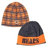 ChicagoBearsReversiblePlaid/2-ToneKnitBeanie