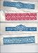 Henna Tattoo ~ Body Decoration Painting ~ Large Strip Henna Stencil Sheets