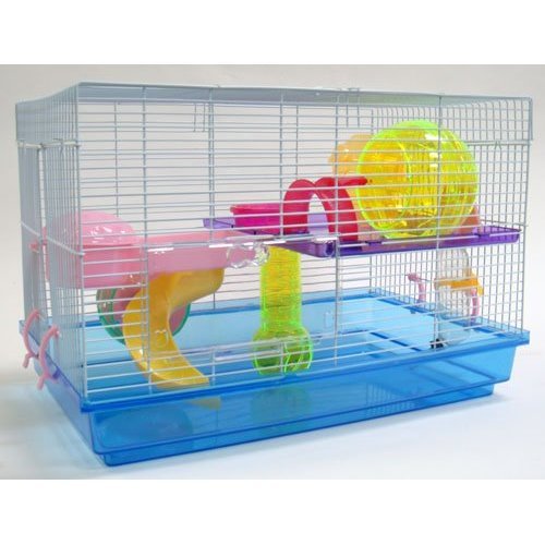 Brand New Hamster Rodent Gerbil Mouse Pet Mice Critter Resort Cage Blue