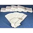 500 Silver Bow Paper Gift Bags Shopping Tote Sales Bag 4 x 11"