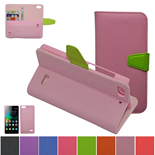 Huawei Honor 4C Case,HUAWEI G Play mini Case,Mama Mouth [DETACHABLE Feature] Folio Flip Hard Case [Stand View] Premium PU Leather [Wallet Case] With Built-in Media Stand ID Credit Card / Cash Slots and Inner Pocket Cover For Huawei Honor 4C/HUAWEI G
