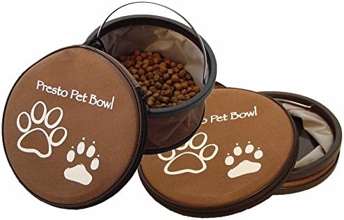 Garden Works Pet Bowl Set, Large, Brown