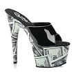7 Inch Sexy Stripper Shoes 100 Bill Money Platform Shoes