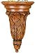 Willow Wall Sconce Shelf 14.5hx9.5w Golden Brown