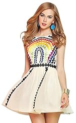 Bubble Dress Sleeveless General Print Spring 2015  Dress