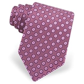 Dots by BCBG Attitude mauve silk ties