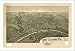 Historic Pitcairn, Pennsylvania, c. 1901, Bird's Eye View Map (S) (WS)