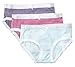 Feathers Girls Multi Stripe Snug Fit Tagless Briefs Underwear - 100% Cotton Super Soft Panties, 5