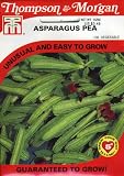 Thompson & Morgan 136 Asparagus Pea (Tetragonolobus purpureus) Seed Packet