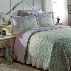 Farmyard 100% Cotton Quilt Set, Full Queen by