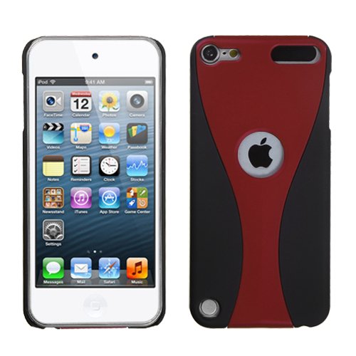 Snap on Cover Fits Apple iPod Touch 5 (5th Generation) Red/Black Wave Rubberized Back (Please carefully check your device model to order the correct version.)
Snap on Cover Fits Apple iPod Touch 5 (5th Generation) Red/Black Wave Rubberized Back (Please carefully check your device model to order the correct version.)