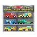 Melissa & Doug Deluxe Wooden Construction Vehicles Set