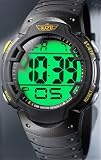 UZI Guardian Digital Watch with Rubber Strap - UZI-89-R
