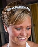 Pearl Flower and Rhinestone Headband