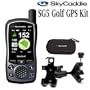 SkyCaddie SG5 Golf GPS with FREE $70 Accessory Bundle Including SkyCaddie Carry Case and Temporary Cart Mount