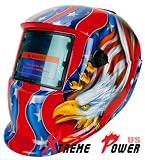 XPUSA X5028 AMERICAN EAGLE(RED) AUTO DARKENING WELDING HELMET MASK