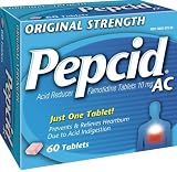 Pepcid AC Acid Reducer (10 mg), Original Strength, 60-Count Tablets