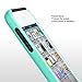 iPod Touch 6 Case,iPod 6 Cases,ULAK Slim Dual Layer Hybrid Protective Case Hard Cover for Apple iPod Touch 5 6th Generation(Aqua Mint + Black)