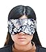 MSSilk Extra Size Breathable Pure Silk Sleep Eye Mask with Brocade Pouch and Earplugs Gift Set