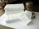 V.I.P Collection White Bath Sheet Towel 35in x 70in 100% Plush Combed Cotton