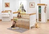 Tutti Bambini Fernando Room set-White beech + FREE Glider & Stoo