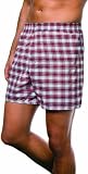 Hanes Men's Classics Tartan 4 Pack Boxers Underwear With Comfort Flex Waistband (Colors/Pattern will vary), Red Tartan, Large